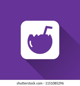 Coconut cocktail icon
