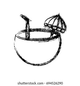 coconut cocktail icon