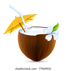 Coconut Cocktail, vector