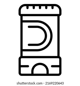 Coconut cosmetic icon outline vector. Milk cream. Natural soap