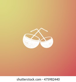 Coconut cup icon