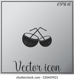 Coconut cup icon