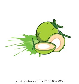 Coconut Delights: Vector design Creations