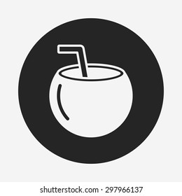 coconut drink icon
