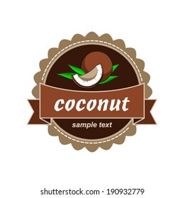 Coconut fresh labels.         
