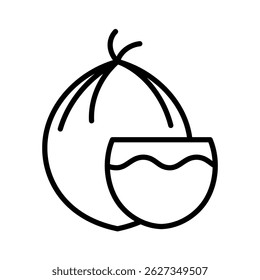 Coconut Fruit for Beach Drink