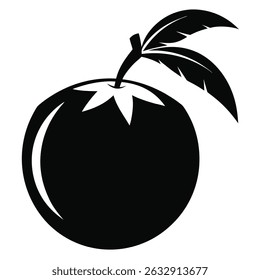 coconut, fruit, silhouette, black, tropical, summer, nut, palm, nature