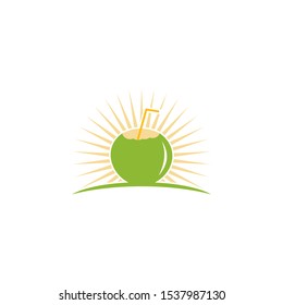 Coconut fruits vector ilustration design