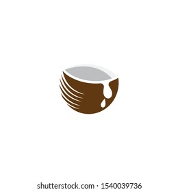 Coconut fruits vector ilustration design