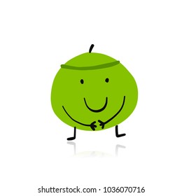 Coconut, funny character for your design