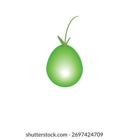 Kokosnuss-Farbverlauf-Illustration als Symbol