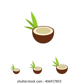 Coconut half icon