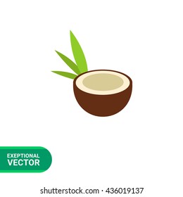 Coconut half icon