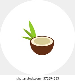 Coconut Half Icon