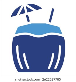 Coconut Icon Element For Design