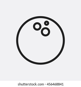 Coconut icon illustration isolated vector sign symbol