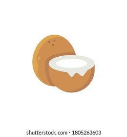 coconut icon. isolated on white background