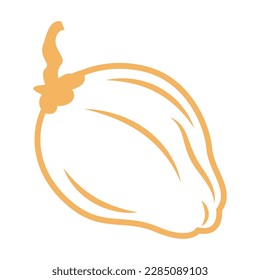 Design-Illustration des Kokosbildes