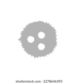coconut icon on a white background, vector illustration