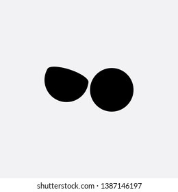 coconut icon sign signifier vector