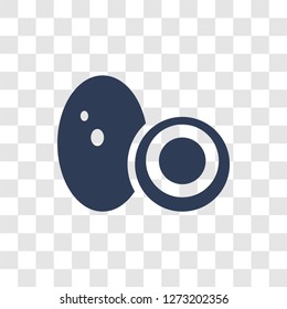 Coconut icon. Trendy Coconut logo concept on transparent background from Fruits and vegetables collection