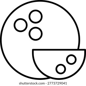 Coconut Icon Vector Element line icon design vector icons