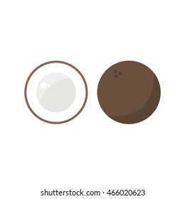 coconut icon. vector illustration
