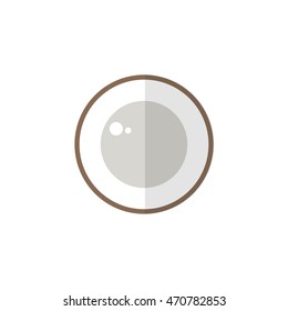 coconut icon. vector illustration