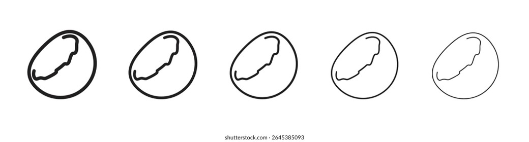 Coconut icon vector illustration isolated
