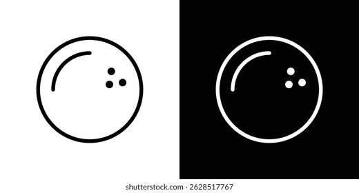 Coconut icon vector for web, computer and mobile apps