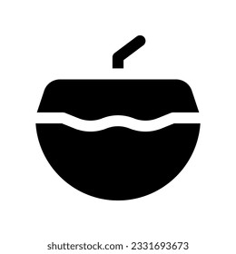 coconut icon for your website design, logo, app, UI.