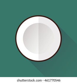 coconut isolated on marine background