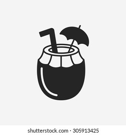 coconut juice icon