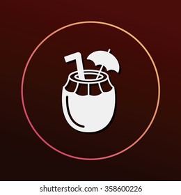 coconut juice icon