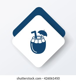 coconut juice icon