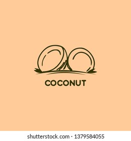 coconut logo concept