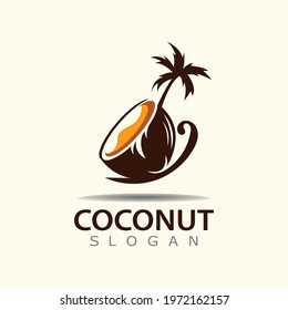 Coconut Logo image Design Template. Nature Product of Coconut Vector