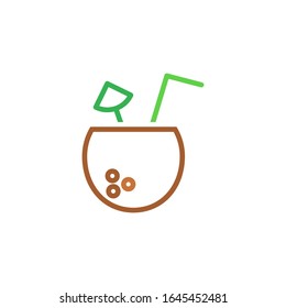 Coconut logo template vector icon design
