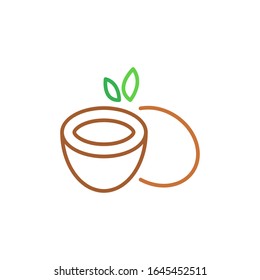 Coconut logo template vector icon design