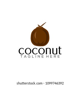 Coconut logo vector. Coconut logo template