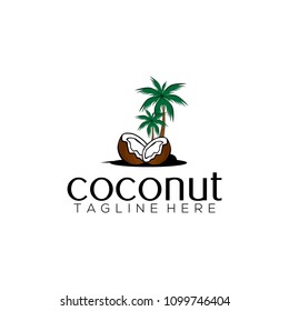 Coconut Logo Vector Coconut Logo Template Stock Vector (Royalty Free ...