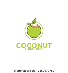 Coconut logo vector template, Creative Coconut logo design concepts, Icon symbol, Illustration