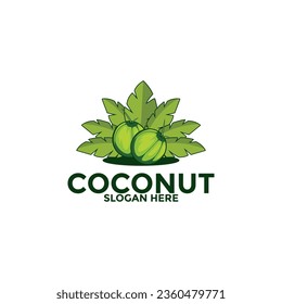 Coconut logo vector template, Creative Coconut logo design concepts, Icon symbol, Illustration