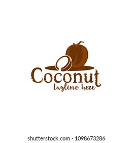 Coconut Logoisolated Iconvector Illustration Stock Vector (Royalty Free ...