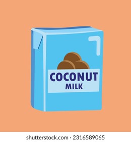Aceite de coco con embalaje de caja azul