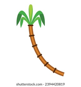 coconut palm illustration vector isolated