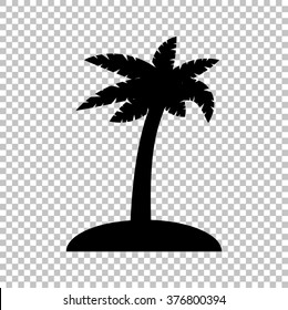 Palm Tree Transparent Background Stock Vectors Images Vector