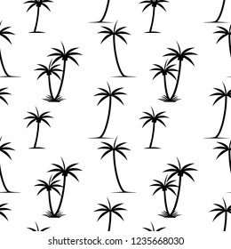 Coconut seamless pattern white background