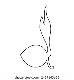 Coconut seeds icon vector illustration design