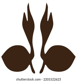 Coconut shoots or what is referred to as the symbol of the Scout Movement is a permanent identification symbol of the Scout movement organization.